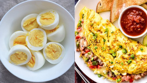 البيض المسلوق أم 