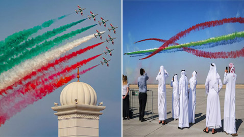 بالصور: لقطات مذهلة لمعرض دبي للطيران 2023