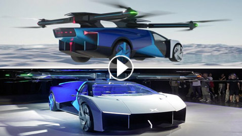 أجنحتها قابلة للطي.. ابتكار سيارة يمكنها التحول لطائرة هليكوبتر (فيديو)