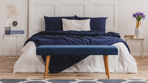 المخمل.. دفء ورفاهية في غرفة النوم