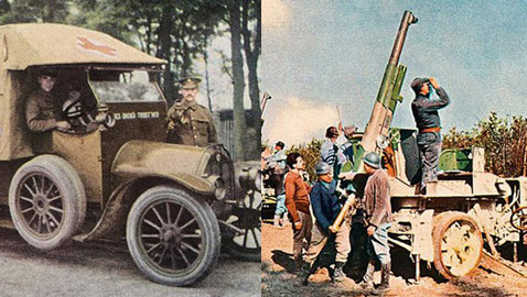 صور نادرة وملونة تروي أحداث الحرب العالمية الأولى