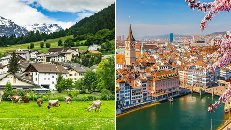 صور: زيارة شتوية إلى سويسرا غنية بالتجارب والنشاطات السياحية