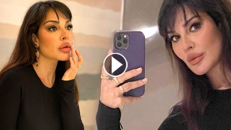 فيديو وصور نادين نسيب نجيم بفستان ضيّق أسود مرصع بمخالب وكريستال .. لن تصدّق سعره!