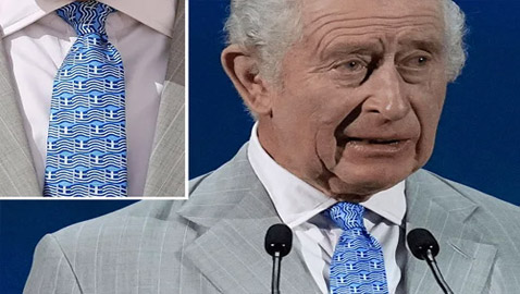 عبر ربطة العنق.. الملك تشارلز يوجه رسالة سياسية 
