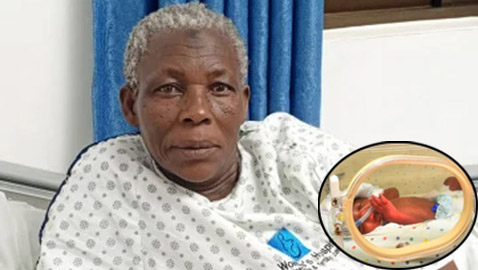 أوغندية تكرر المعجزة.. امرأة عمرها 70 عاما تلد توأما! صور