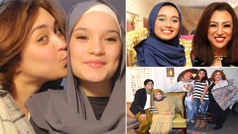 صور 4 نجمات سبقتهن بناتهن لارتداء الحجاب منهن مروة عبد المنعم وسهير البابلي