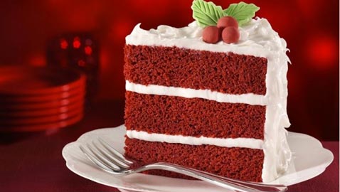 وصفة لتحضير الكيكة المخملية لرأس السنة