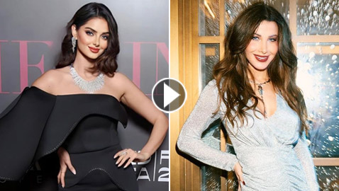 نانسي عجرم تحرج عارضة الأزياء الإيرانية مهلاقا جابري وتتجاهلها بطريقة قاسية