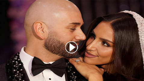 ‏صور وفيديو من حفل زفاف الفنان العالمي من أصل لبناني مساري وعروسه سحر