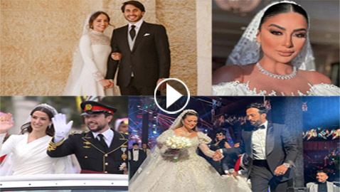 أشهر زيجات المشاهير لعام 2023 فنية وملكية.. صور وفيديوهات