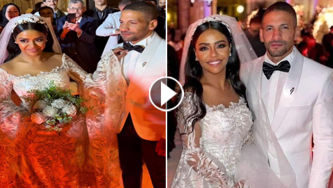فيديو وصور زفاف الفنانة أسماء أبو اليزيد من مدرب رياضي بحضور الأهل والأصدقاء والنجوم