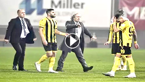 بالفيديو.. رئيس ناد تركي يأمر لاعبيه بالانسحاب من مباراة