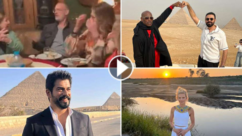 نجوم عالميون زاروا مصر حديثا آخرهم جيبسون.. فيديو توم هانكس يتناول الملوخية!