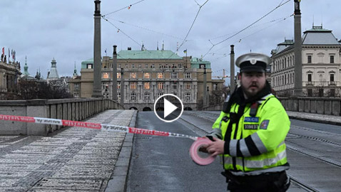 فيديو وصور :عشرة قتلى في إطلاق نار في جامعة في براغ والشرطة تقضي على 