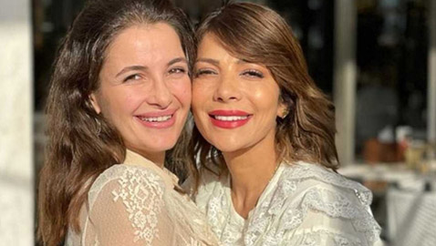 أصالة جدّة للمرة الاولى وتستقبل حفيدتها جيهان من ابنتها شام الذهبي