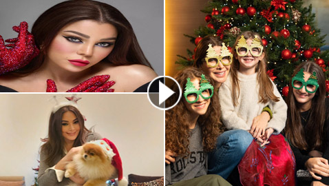 فيديو وصور: النجمات يحتفلن بـ الكريسماس منهن نانسي عجرم، إليسا وهيفاء وهبي