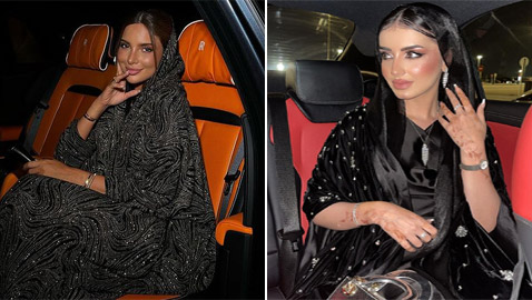 صور: أجمل موديلات عبايات فخمة لسهرة رأس السنة من وحي الفاشينيستات