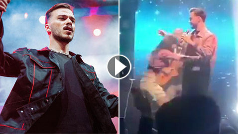 فيديو معجبتان تفاجئان الفنان الأردني حسام سيلاوي بعناق حار بحفل لبنان! والجمهور غاضب