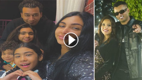 فيديو وصور: أول ظهور لأبناء الفنانة مي كساب وأوكا: فريدة، داليدا ونوح