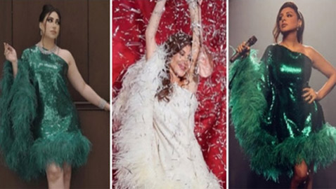 3 نجمات بنفس الفستان ليلة رأس السنة: نانسي عجرم، أنغام وبوسي فعلى من أجمل؟