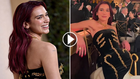النجمة العالمية دوا ليبا تنشر فيديو مضحك تسخر فيه من نفسها وفستانها الضيق!