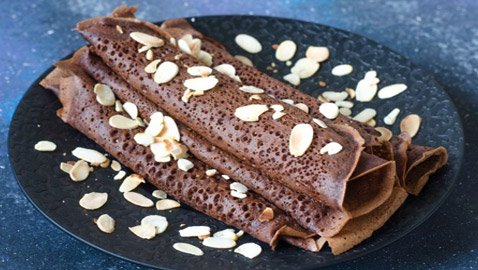 إليكم طريقة تحضير كريب الشوفان بالكاكاو للرجيم