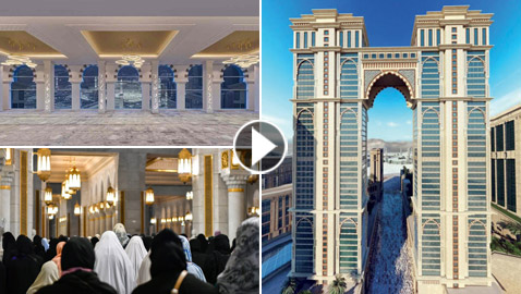 أعلى مصلى معلق في العالم يدخل موسوعة غينيس.. يطل على الكعبة المشرفة