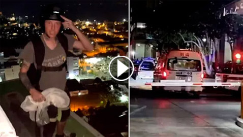 سجل قفزة موته.. مظلي بريطاني يهبط جثة من الطابق الـ29! فيديو