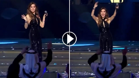 فيديو نانسي عجرم ترقص بدلع.. ماذا فعل معجبها السعودي؟