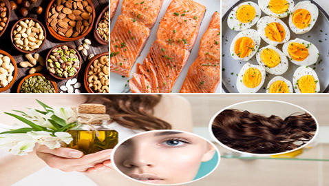 9 أطعمة تعزز صحة البشرة والشعر.. احرصوا على تناولها