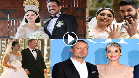 صور وفيديوهات نجمات اخترن فبراير شهر الحب لزفافهن منهن سلمى حايك وديانا كرزون