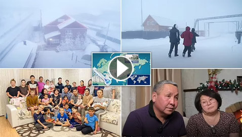 18 منهم بالتبني.. هكذا يكرس زوجان حياتهما لتربية أبنائهما الـ22 بأبرد مدينة في العالم