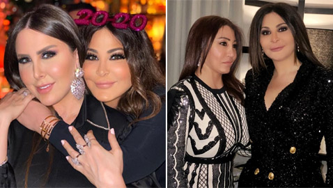 صور إليسا مع شقيقتيها ريتا ونورا وابنتي شقيقتها.. من الأجمل بينهن؟