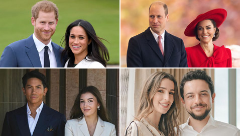 تعرفوا إلى أمراء وأميرات وجدوا نصفهم الآخر من العامة بعيدا عن التقاليد الملكية