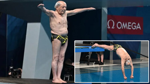 عُمره 100 عام.. معمر يخطف الأنظار في منافسات الغوص