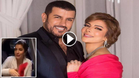 فيديو طريف: معجب يقدم لأصالة وردة قائلا (أحبك) فترد ضاحكة: زوجي حيكسر راسك