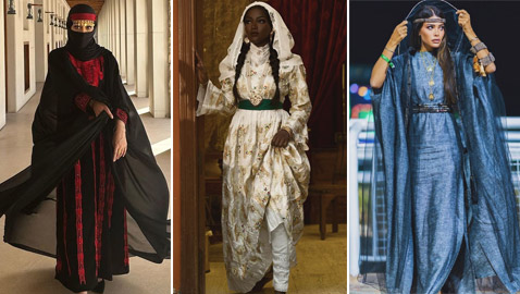 صور: أجمل إطلالات تراثية من مُدونات الموضة في يوم التأسيس 2024