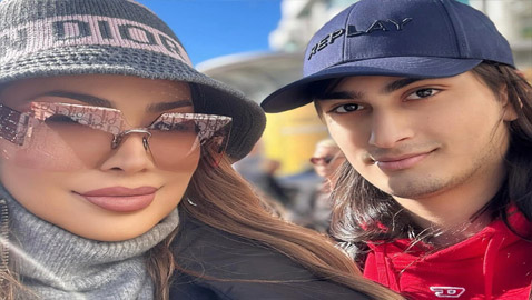 صورة ابن نوال الزغبي (جوي) حديث الجمهور.. فتى وسيم بشعر طويل