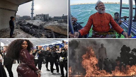 الصور الأكثر إثارة وغرابة لأهم أحداث العالم خلال الأسبوع