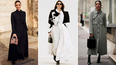 فساتين محتشمة لرمضان من وحي إطلالات الشارع في أسبوع باريس للموضة 2024