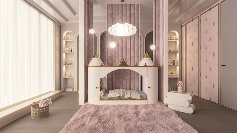 أفكار مرحة لورق جدران غرف الأطفال