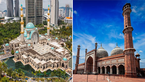 بالصور: جولة على المساجد الشهيرة المنتشرة في الدول الأجنبية