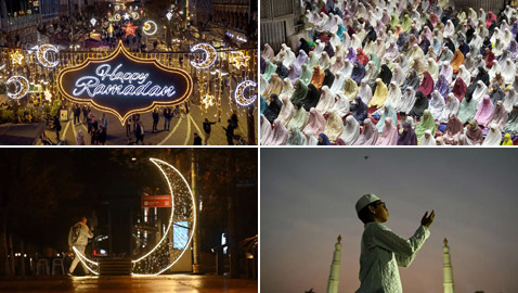 بالصور: مظاهر استقبال أول أيام شهر رمضان حول العالم