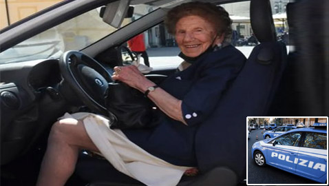 عمرها 103 أعوام.. سيدة إيطالية تثير صدمة الشرطة بعد قيادتها السيارة ليلا