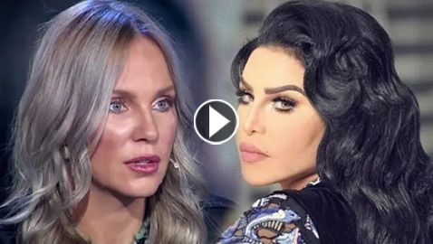 احلام تهاجم شيرين رضا: مش هسمحلك يا وليّة تقولي (صوت المؤذّن جعير)! وشيرين ترد: وانتي مالك؟