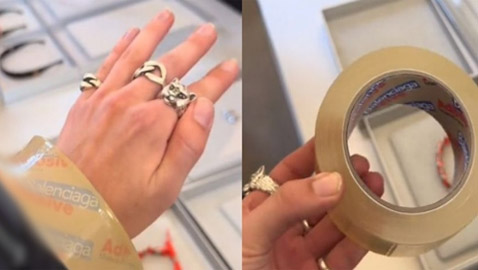 شريطاً لاصقاً أم سواراً بآلاف الدولارات! دار أزياء تثير جدلا