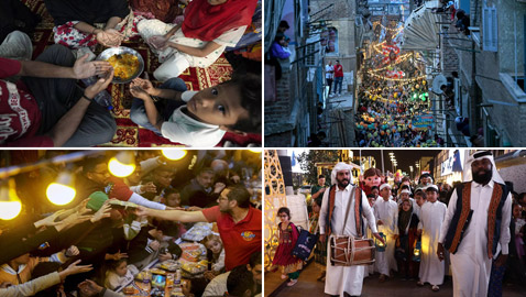 إفطار جماعي وغروب ناري.. فعاليات شهر رمضان حول العالم