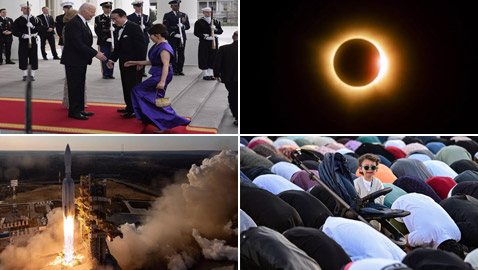 أبرز الصور التي التقطتها عدسات الكاميرات لأحداث العالم لهذا الأسبوع