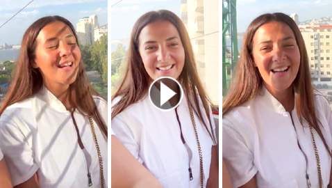 دنيا سمير غانم تغني (آخر أيام الصيفية) لفيروز وتدعو للبنان وفلسطين.. فيديو