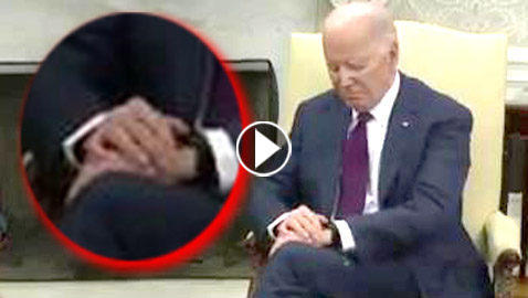 فيديو يوثق انشغال بايدن بـ